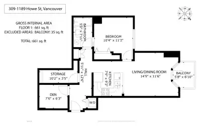 309 1189 HOWE STREET, Vancouver BC V6Z 2X4