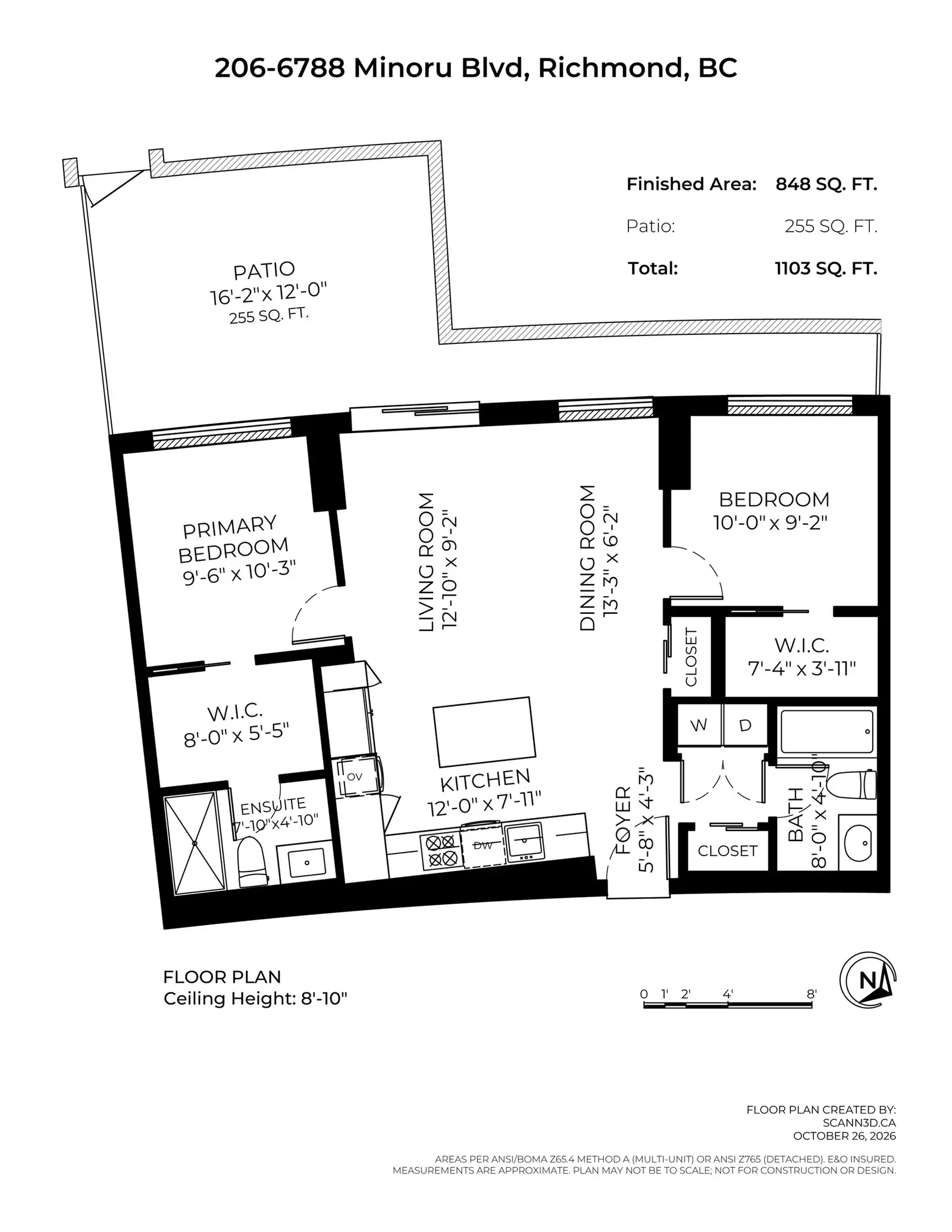 206 6788 MINORU BOULEVARD, Richmond BC V6Y 0M6