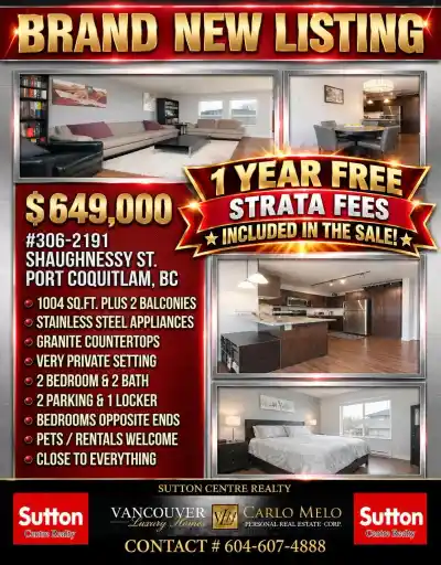 306 2191 SHAUGHNESSY STREET, Port Coquitlam BC V3C 3C7